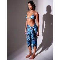 South Beach Printed Sarong Blue Mix