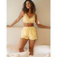 Pour Moi Love To Lounge Lace Non Wired Lounge Bralette DD-FF Yellow