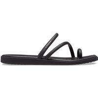 Crocs Miami Flat Toe Loop Sandals Black