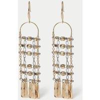 M&S Tassel Drop Earrings Multi