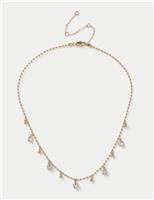 14ct Gold Plated Decal Droplet Necklace