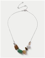 Natural Stone Pearl Necklace