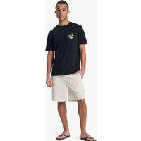 Quiksilver Pure Cotton Learning From Nature T-Shirt Black