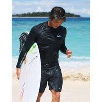 Quiksilver Sun Protection Crew Neck Surf Top Black