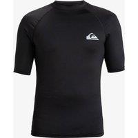 Quiksilver Sun Protection Crew Neck Surf Top Black