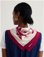 Modal Rich Floral Square Scarf