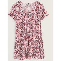 Seasalt Cornwall Pure Cotton Floral Tunic White Mix