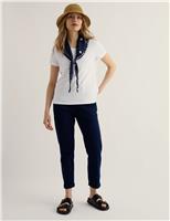 Pure Cotton Scoop Neck T-Shirt