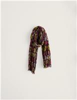 Pure Cotton Printed Floral Scarf