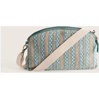 Seasalt Cornwall Jute Striped Cross Body Bag Blue Mix