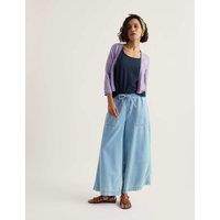 Seasalt Cornwall Pure Cotton Open Front Cardigan Purple