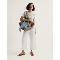 Seasalt Cornwall Pure Cotton Striped T-Shirt Blue Mix