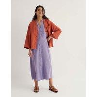 Seasalt Cornwall Pure Linen Lightweight Jacket Orange
