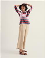 Pure Cotton Striped Top