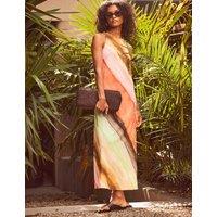 RO&ZO Striped Midaxi Column Dress Multi