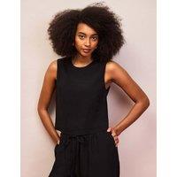 RO&ZO Shell Top with Linen Black