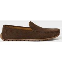 Crew Clothing Suede Slip On Loafers Tan