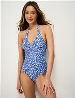 Floral Padded Halterneck Swimsuit