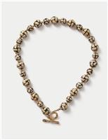 Sphere T-Bar Necklace