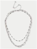 Link Multi Row Necklace
