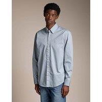 Boss Regular Fit Pure Cotton Shirt Dark Grey