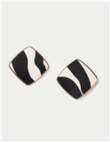 Animal Print Stud Earring