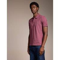 Boss Passenger Logo Label Slim Fit Polo Shirt Burgundy