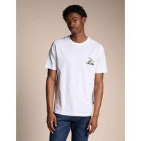 Boss Pure Cotton Crew Neck T-Shirt White