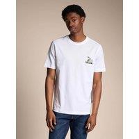Boss Pure Cotton Crew Neck T-Shirt White