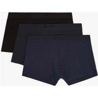 Boss Boss One 3 Pack Cotton Rich Trunks Navy Mix