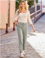 Side Stripe Straight Leg Ankle Grazer Joggers