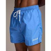 Hugo Woven Elasticated Waist Swim Shorts Blue