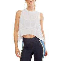 FP Movement Tempo Crew Neck Relaxed Crop Vest Top White