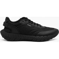Boss Running trainers with leather trims Black