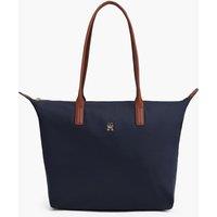 Tommy Hilfiger Popette Nylon TH Monogram Tote Bag Navy