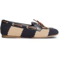 Tommy Hilfiger Crochet-Style Boat Shoes Dark Navy Mix