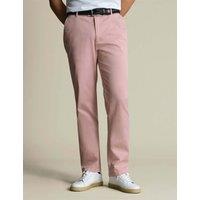 Charles Tyrwhitt Regular Fit Stretch Chinos Pink