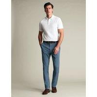 Charles Tyrwhitt Regular Fit Stretch Chinos Air Force Blue