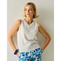 Regatta Palomina V-Neck Vest Top with Linen White