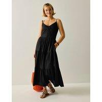 Regatta Perissa Pure Cotton V-Neck Midi Dress Black