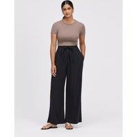 Finery London Wide Leg Trousers Black