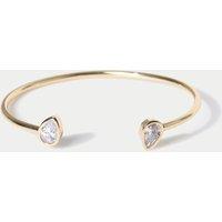 M&S 14ct Gold Plated Pear End Bracelet Gold
