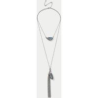 M&S Multirow Long Pendant Silver