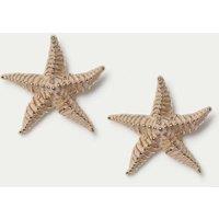 M&S Mini Enamel Starfish Stud Gold