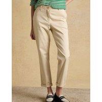 Joules Cotton Rich Slim Fit Ankle Grazer Chinos Neutral