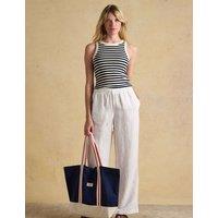 Joules Cotton Rich Ribbed Striped Vest Navy Mix