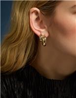 2 Pack Gold Plated Twisted Earrings