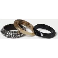 M&S 3 Pack Studded Bangle Multi
