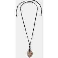 M&S Ceramic Shell Long Pendant Cream Mix