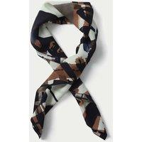 M&S TP Check and Floral Scarf Blue